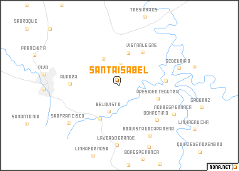 map of Santa Isabel