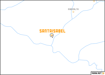 map of Santa Isabel