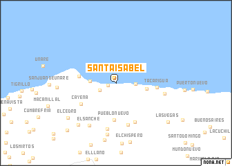 map of Santa Isabel