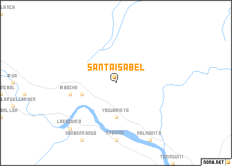 map of Santa Isabel