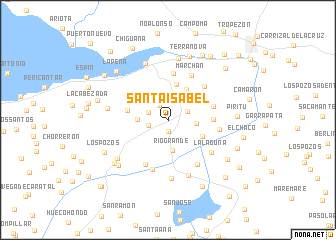 map of Santa Isabel