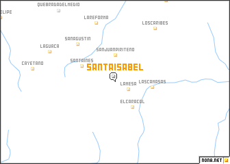 map of Santa Isabel