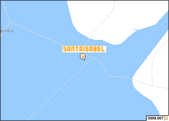 map of Santa Isabel
