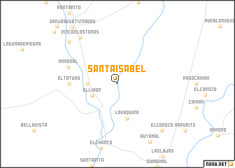 map of Santa Isabel