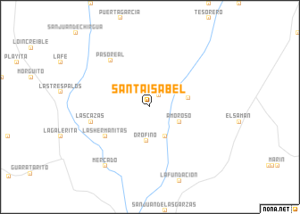 map of Santa Isabel