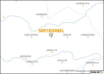 map of Santa Isabel