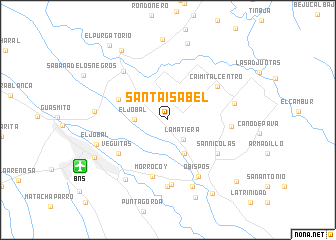 map of Santa Isabel