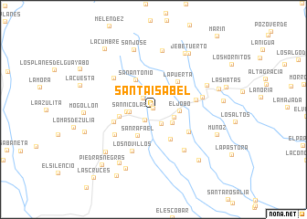 map of Santa Isabel