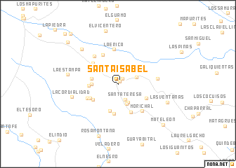 map of Santa Isabel