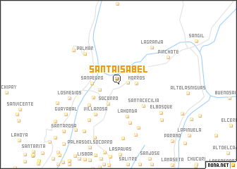 map of Santa Isabel