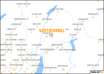 map of Santa Isabel