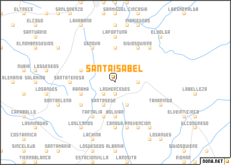 map of Santa Isabel