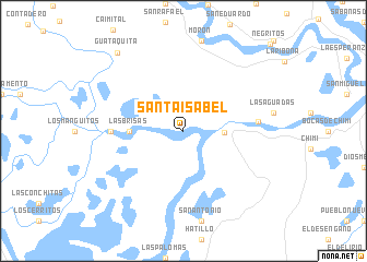 map of Santa Isabel