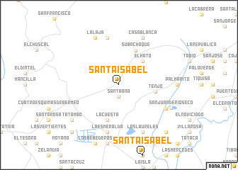 map of Santa Isabel