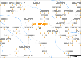 map of Santa Isabel