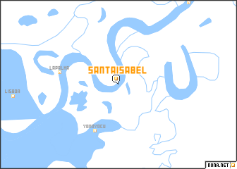 map of Santa Isabel