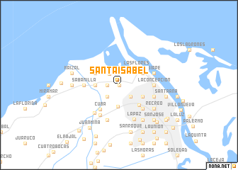 map of Santa Isabel