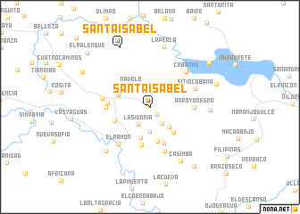 map of Santa Isabel