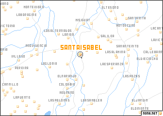 map of Santa Isabel