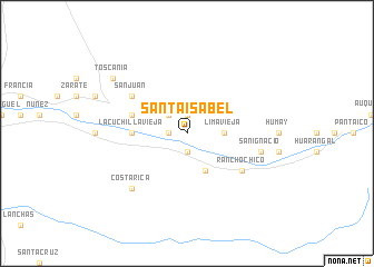 map of Santa Isabel