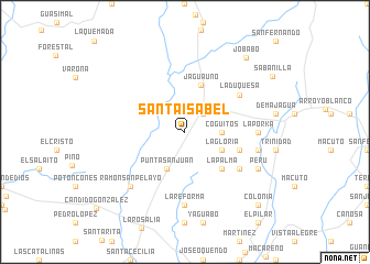 map of Santa Isabel