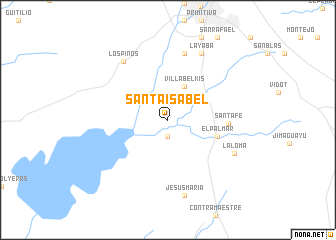 map of Santa Isabel