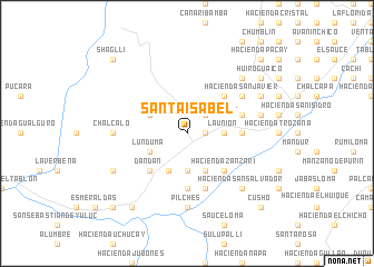 map of Santa Isabel