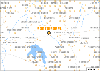 map of Santa Isabel