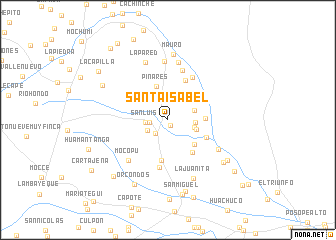 map of Santa Isabel