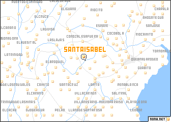 map of Santa Isabel
