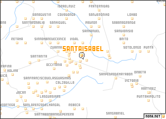 map of Santa Isabel