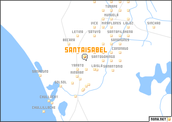 map of Santa Isabel