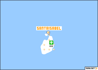 map of Santa Isabel