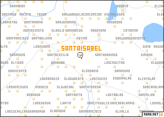 map of Santa Isabel