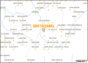 map of Santa Isabel