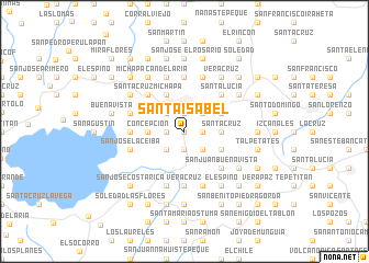 map of Santa Isabel