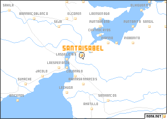 map of Santa Isabel