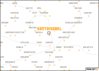 map of Santa Isabel