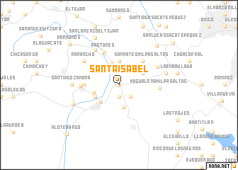 map of Santa Isabel