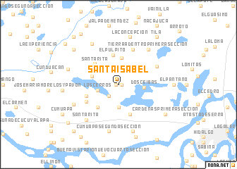 map of Santa Isabel