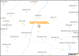 map of Santa Isabel