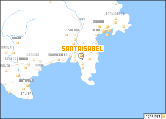 map of Santa Isabel