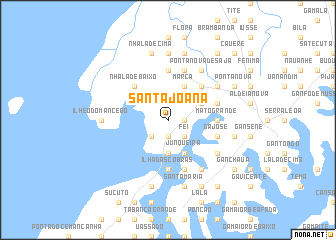 map of Santa Joana