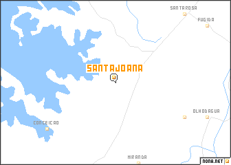 map of Santa Joana