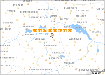 map of Santa Juana Centro