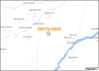 map of Santa Juana