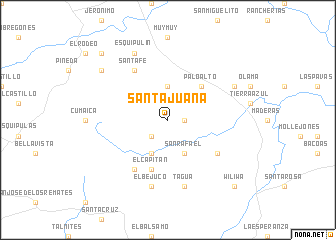 map of Santa Juana