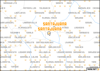 map of Santa Juana