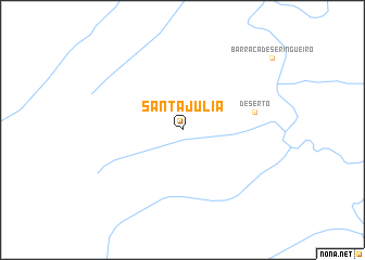 map of Santa Júlia