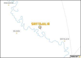 map of Santa Julia